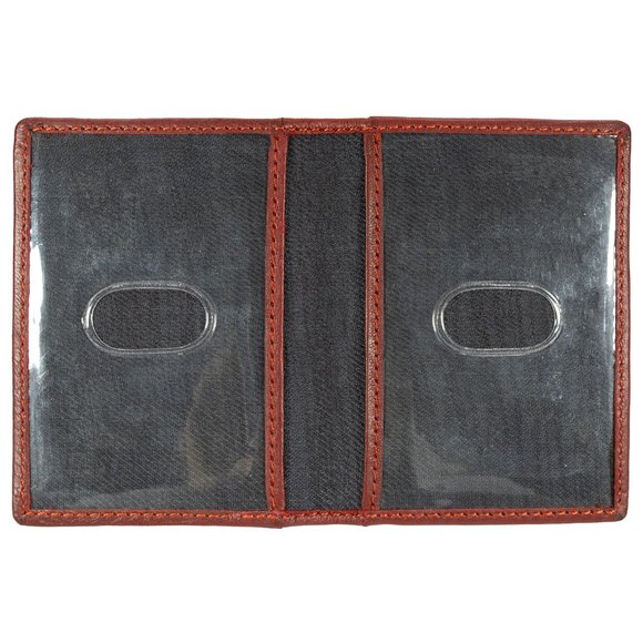 Mens Leather Credit Card Case, Slim ID Holder, Business Card Organizer - Picture 4 of 10